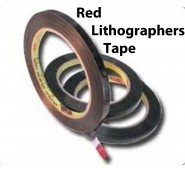 Red Lithographers Tape